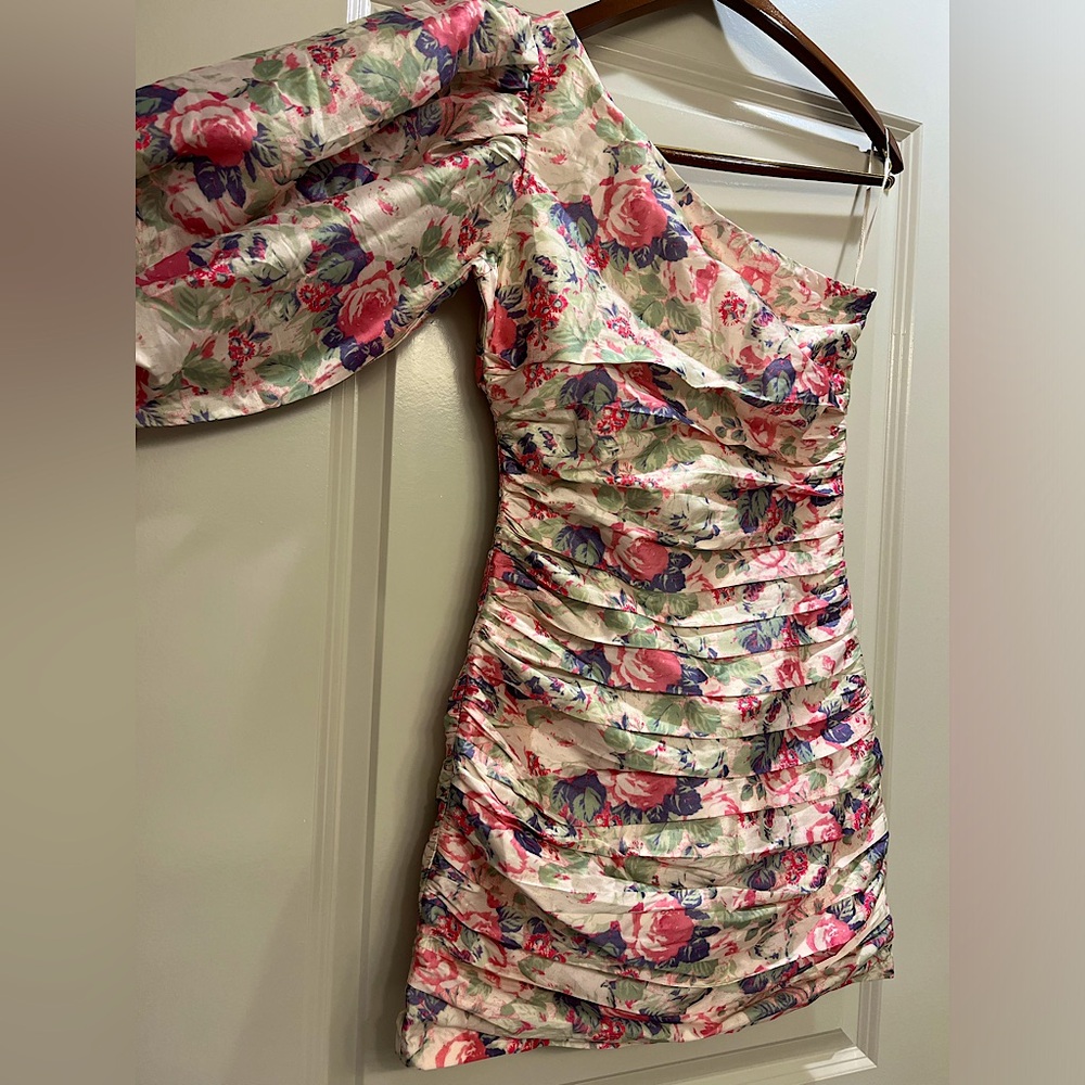 LoveShackFancy Altie Floral Mini Dress Size 2
